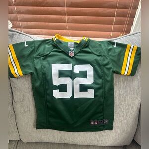 Clay Mathew’s Green Bay Packers Nike Green and Yellow Kids Jersey